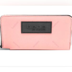 NWT BEBE ZIP AROUND WALLET